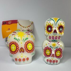 Dia de Los Muertos x Luis Pinto Calavera Skull Candle & Sculpture Decor